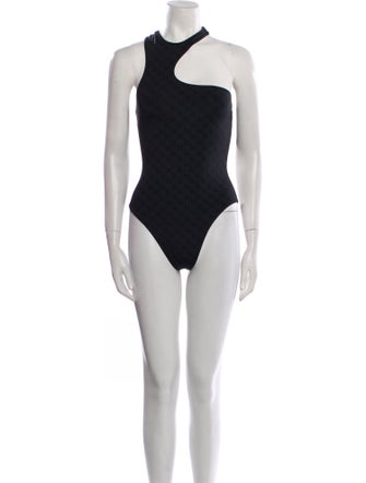 Anine Bing Cutout Accent One-Piece