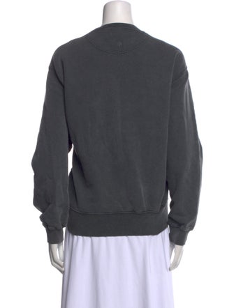 Anine Bing Graphic Print Crew Neck Sweatshirt