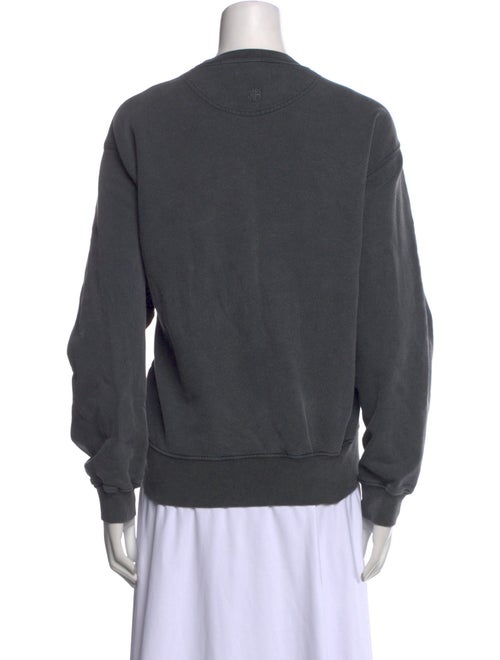 Anine Bing Graphic Print Crew Neck Sweatshirt