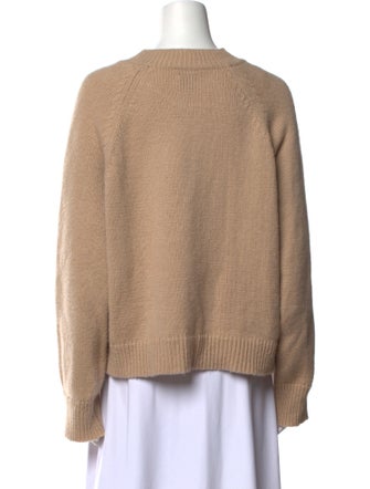 Anine Bing Merino Wool Graphic Print Sweater