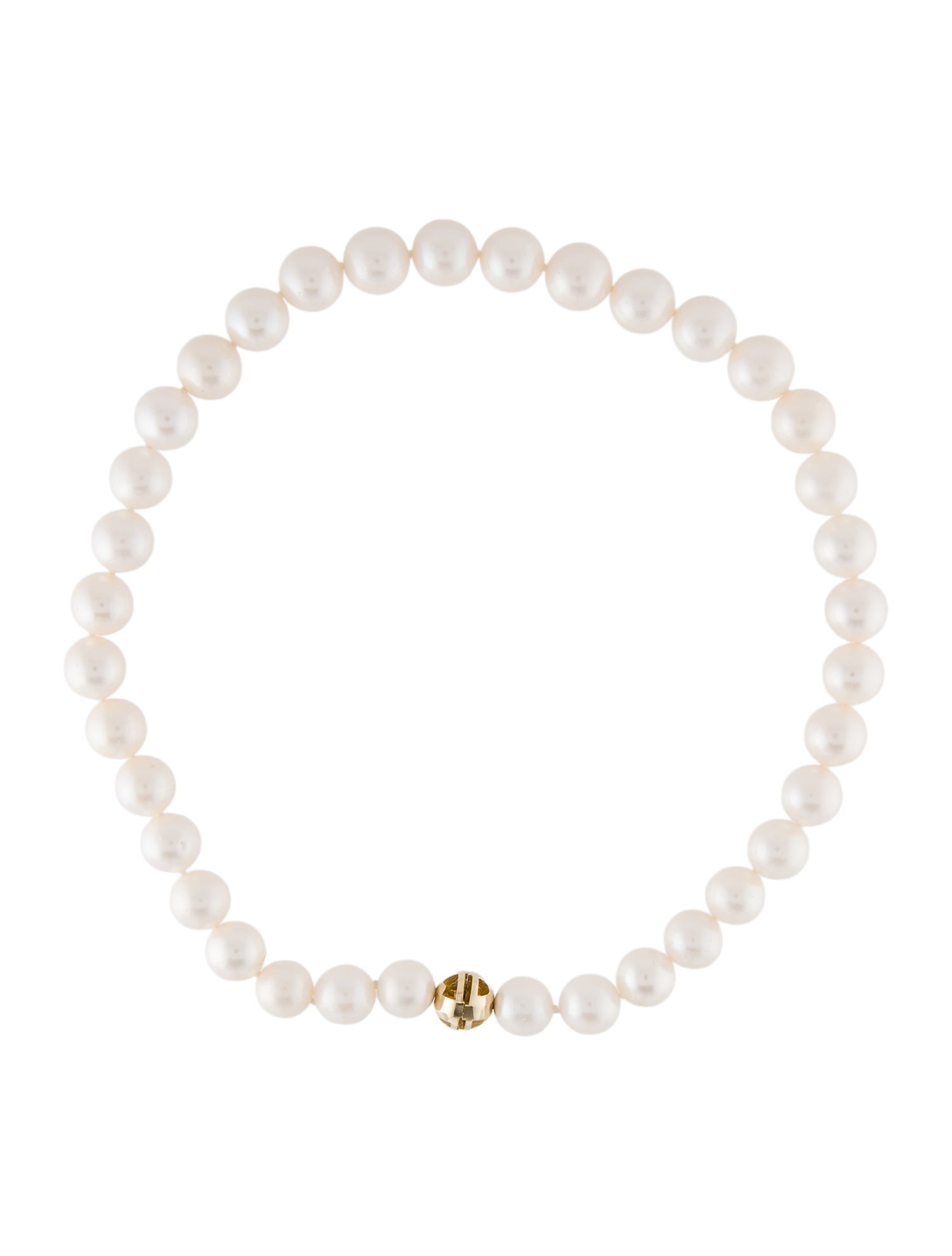 Anine Bing 14K Pearl Bead Strand Necklace