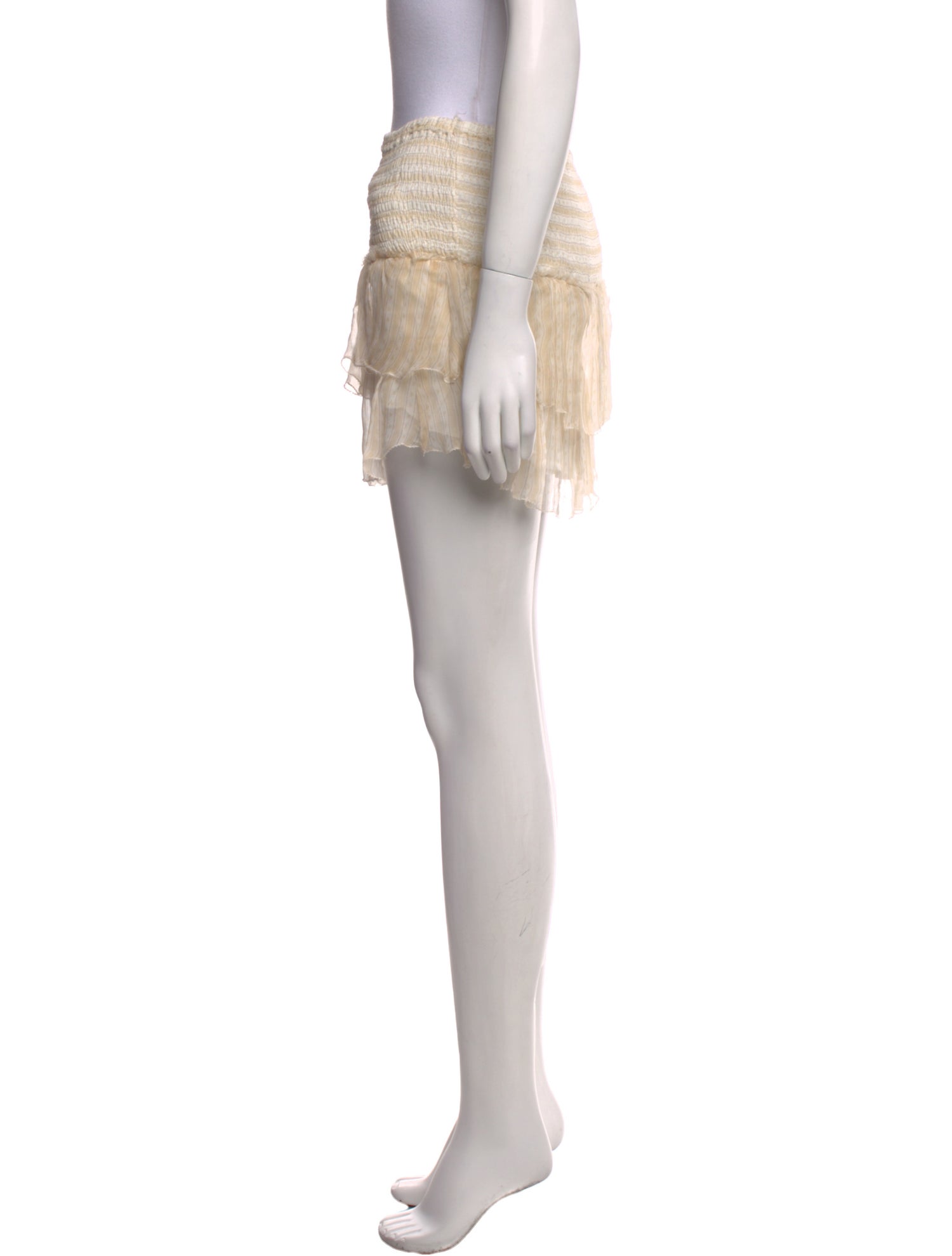 Anine Bing Silk Mini Skirt