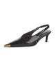 Anine Bing Embossed Leather Slingback Pumps