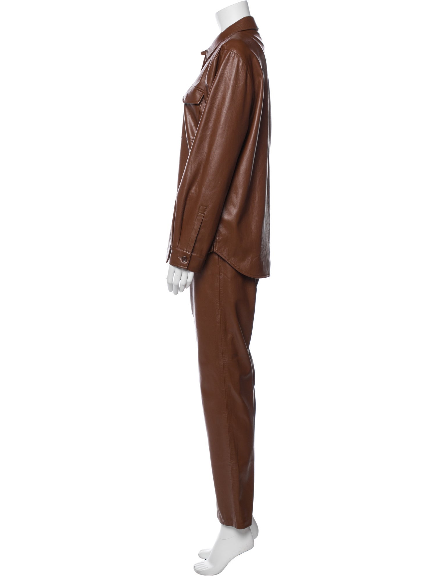 Anine Bing Pleated Accents Pant Set