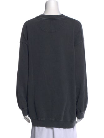 Anine Bing Graphic Print Crew Neck Sweatshirt