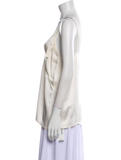 Anine Bing Silk V-Neck Blouse