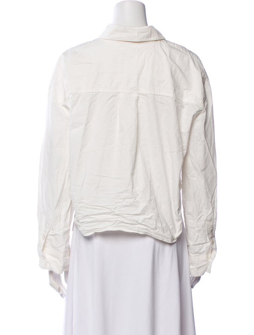 Anine Bing Long Sleeve Crop Top