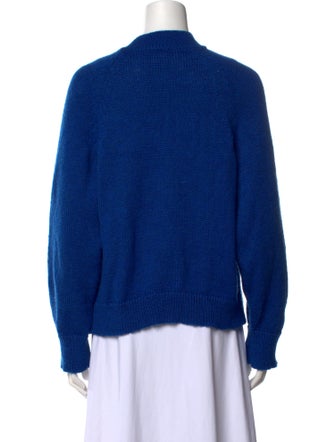 Anine Bing Merino Wool Graphic Print Sweater