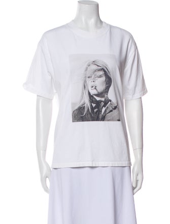 Anine Bing Graphic Print Crew Neck T-Shirt