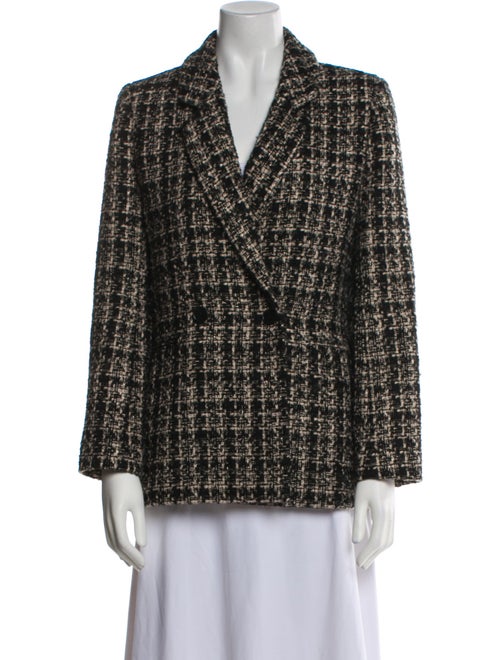 Anine Bing Plaid Print Blazer