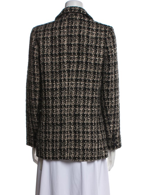 Anine Bing Plaid Print Blazer