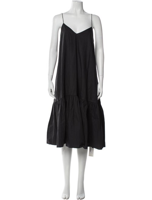 Anine Bing V-Neck Midi Length Dress