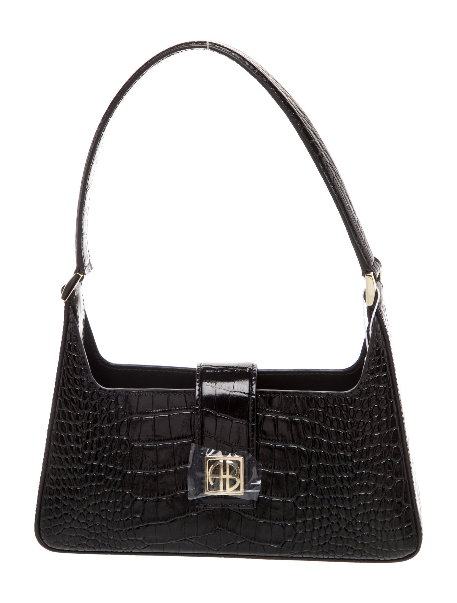 Anine Bing Embossed Leather Shoulder Bag