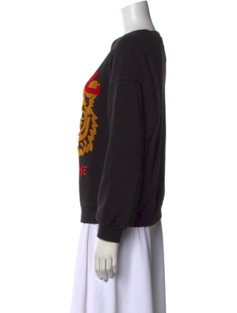 Anine Bing Graphic Print Crew Neck Sweatshirt