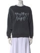 Anine Bing Graphic Print Crew Neck Sweatshirt