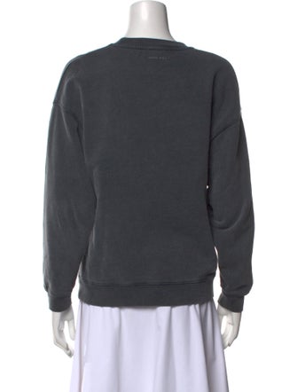 Anine Bing Graphic Print Crew Neck Sweatshirt