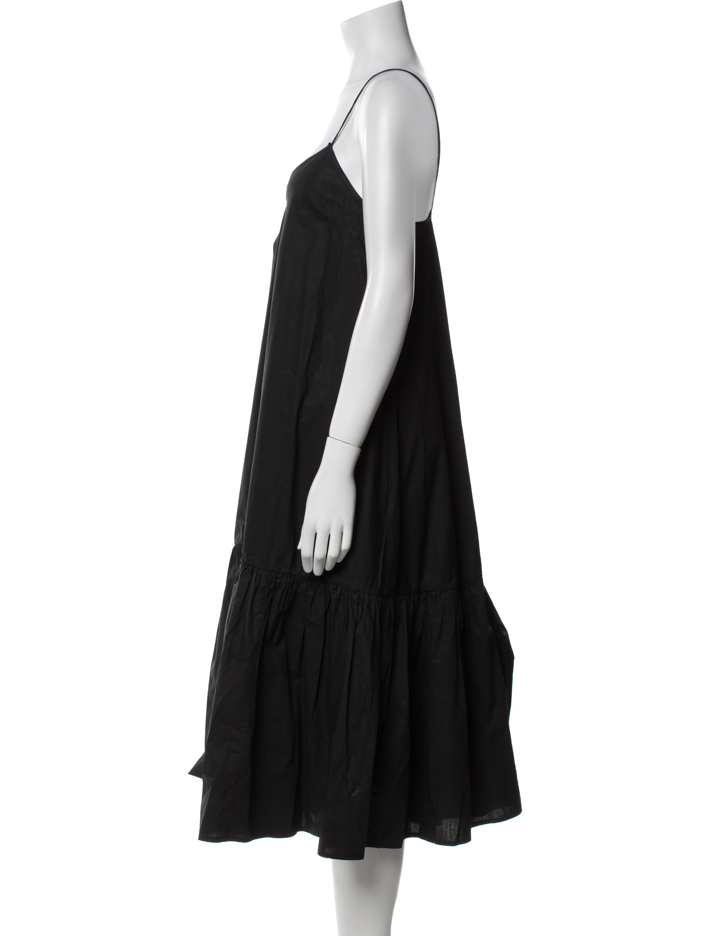 Anine Bing V-Neck Knee-Length Dress