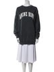 Anine Bing Graphic Print Crew Neck Sweatshirt