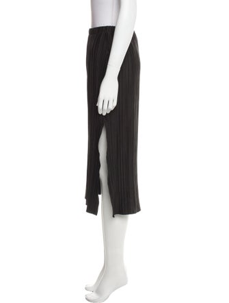 Anine Bing Pleated Accents Midi Length Skirt