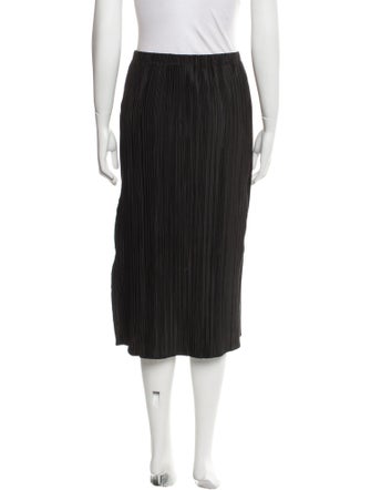 Anine Bing Pleated Accents Midi Length Skirt