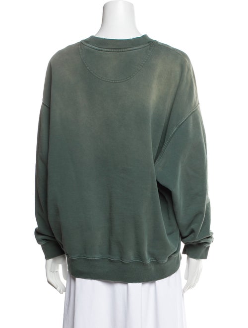 Anine Bing Graphic Print Distressed Accents Sweatpants