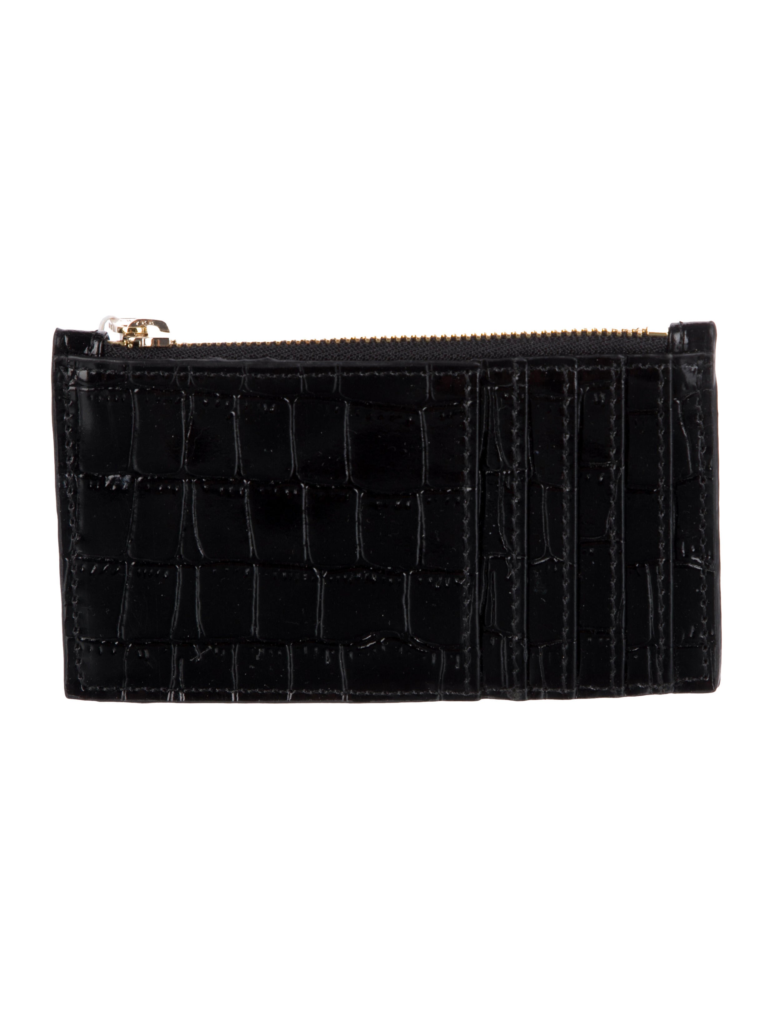 Anine Bing Embossed Leather Wallet w/ Tags