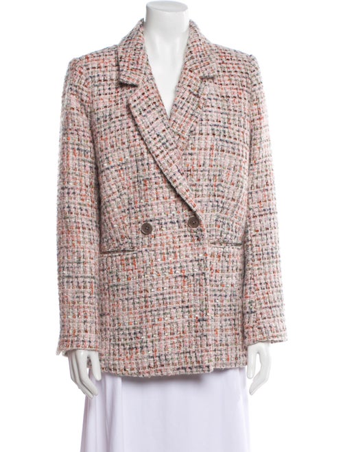 Anine Bing Plaid Print Blazer