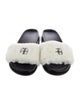 Anine Bing Fur Fur Trim Slides