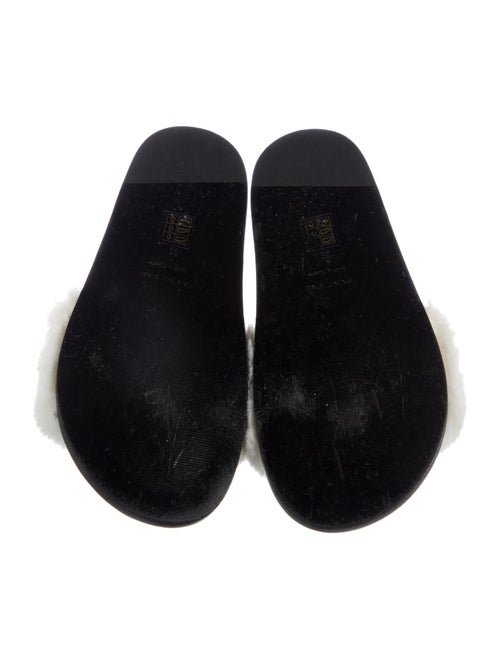 Anine Bing Fur Fur Trim Slides
