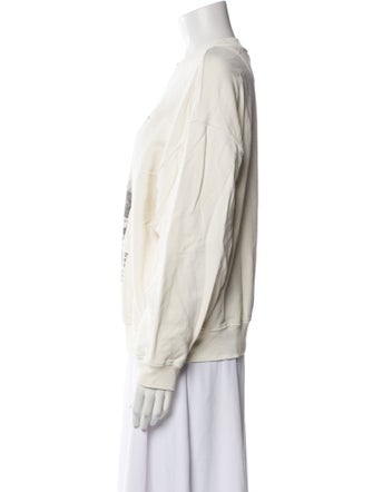 Anine Bing Graphic Print Crew Neck Sweatshirt