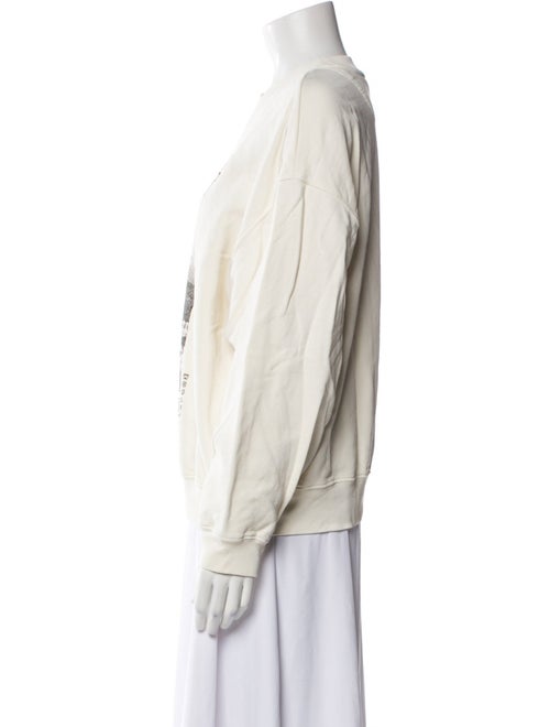 Anine Bing Graphic Print Crew Neck Sweatshirt