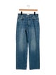 Anine Bing Mid-Rise Straight Leg Jeans