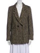 Anine Bing Tweed Pattern Blazer