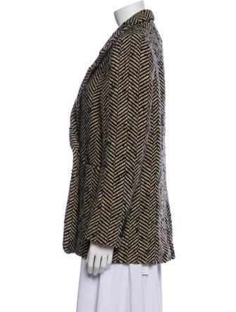 Anine Bing Tweed Pattern Blazer