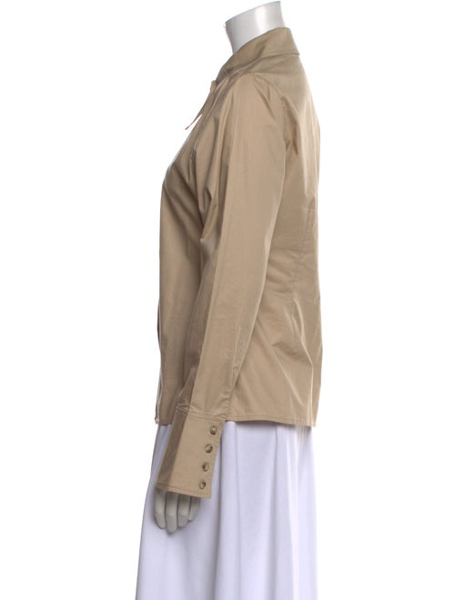 Anine Bing Long Sleeve Button-Up Top