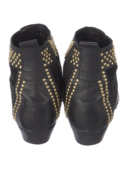 Anine Bing Leather Studded Accents Boots