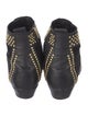 Anine Bing Leather Studded Accents Boots