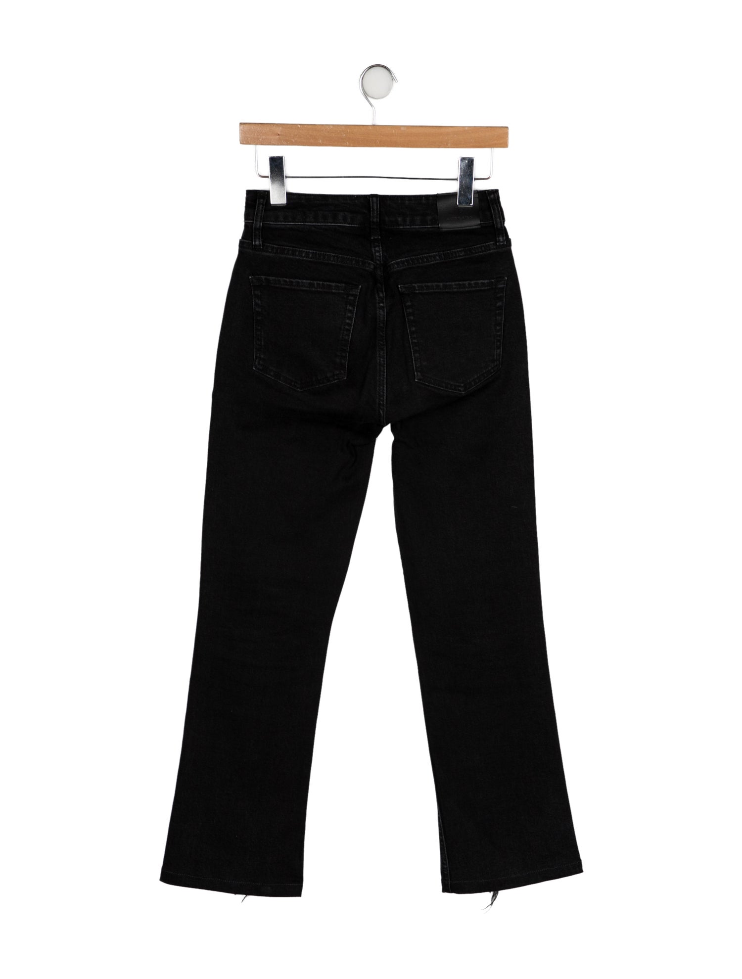 Anine Bing High-Rise Straight Leg Jeans