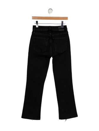 Anine Bing High-Rise Straight Leg Jeans