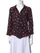 Anine Bing Silk Printed Blouse