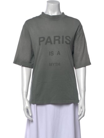 Anine Bing Graphic Print Crew Neck T-Shirt