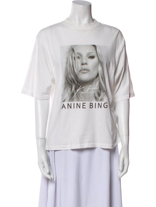Anine Bing Graphic Print Crew Neck T-Shirt