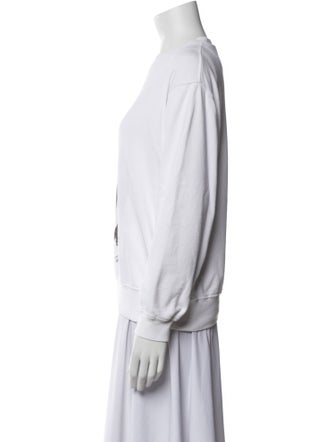 Anine Bing Graphic Print Crew Neck Sweatshirt