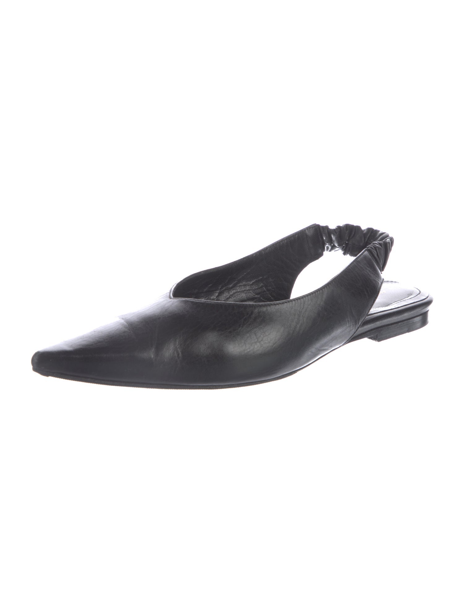 Anine Bing Leather Slingback Flats