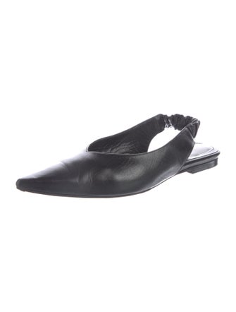 Anine Bing Leather Slingback Flats