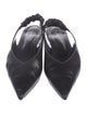 Anine Bing Leather Slingback Flats