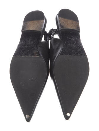 Anine Bing Leather Slingback Flats