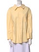 Anine Bing Long Sleeve Button-Up Top