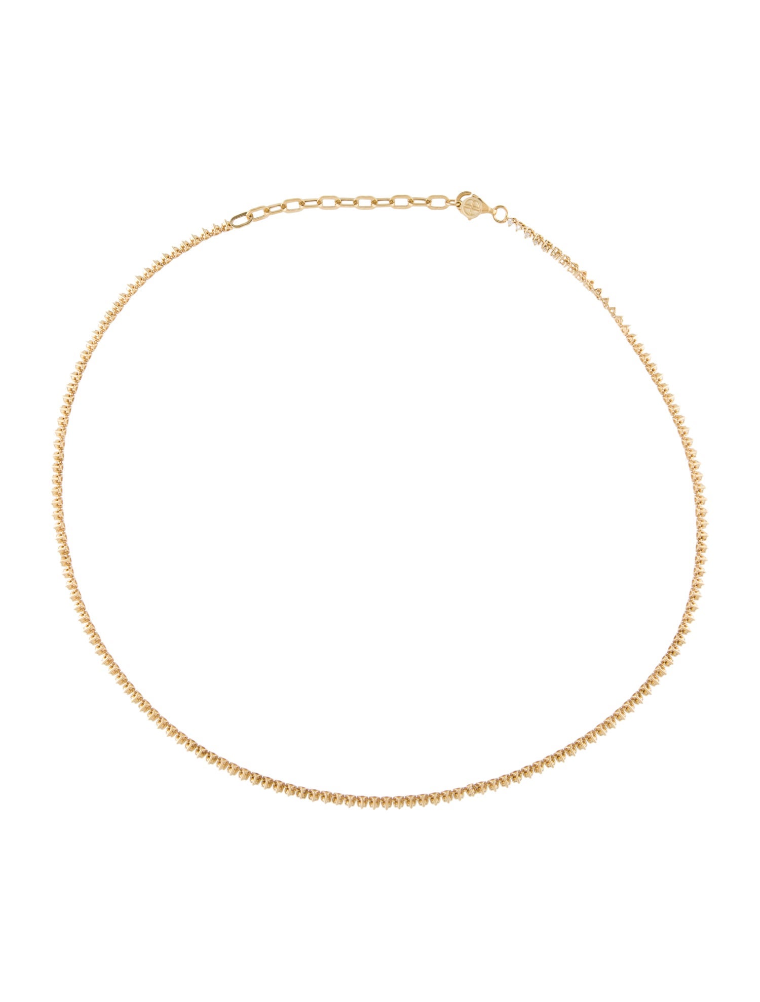 Anine Bing 14K 2.00ctw Diamond Tennis Necklace