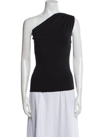 Anine Bing One-Shoulder Sleeveless Top